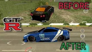 funny🤣rebuilding abandoned nissan gt-r 35 car parking multiplayer roleplay new update