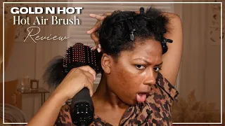 Gold N Hot Hair Dryer Brush Review | Blow Dry & Style All in One? | Niara Alexis