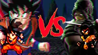 Goku VS Scorpion (sprite animation)