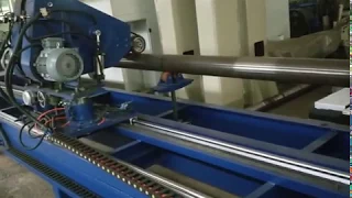 Hydraulic cylinder pipe rod automatic polishing grinding machine