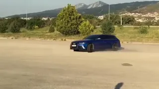 Audi RS6 Drift [BRUTAL SOUND AND BURNOUT]