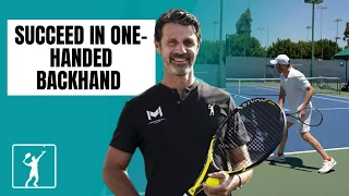 How To SUCCEED in One-Handed Backhand