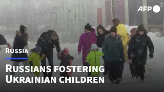 Russians defend fostering Ukrainian children as Kyiv slams Moscow's 'kidnappings' | AFP