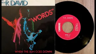 1983 - F-R DAVID - Words (45T 7 INCH)