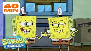 SpongeBob | SpongeBob wird geklont! | 40 Minuten-Compilation | SpongeBob Schwammkopf