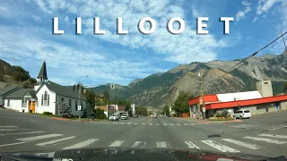 Lillooet BC Downtown Drive 4K - British Columbia, Canada