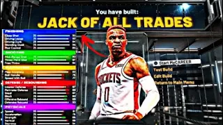 NBA 2K22 BEST RAREST JACK OF ALL TRADES BUILD TUTORIAL🥶 UNSTOPPABLE (MUST WATCH)