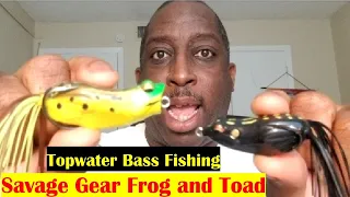 Bass Fishing | Topwater Bass Fishing Savage Gear Frog