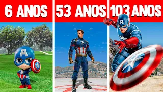 SOBREVIVENDO 103 ANOS COMO CAPITÃO AMÉRICA NO GTA 5