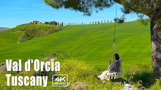 🇮🇹 Tuscany: Walking tour in the picture-perfect landscapes in Val d'Orcia, Spring