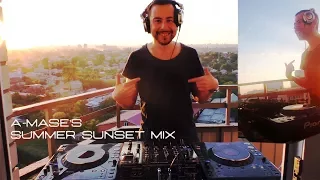 A-Mase Roof Summer Sunset Live Mix (Deep House Music)