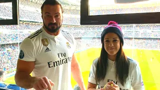 Bayley & Drew McIntyre cheer on Real Madrid