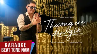 Karaoke | Thương Em Đến Già - Lê Bảo Bình | Beat Tone Nam