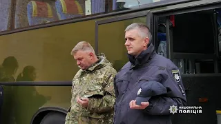 Чергова ротація хмельницьких правоохоронців в зоні ООС