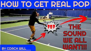 How To Get POP ON GROUNDSTROKES