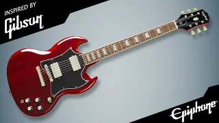 Epiphone SG Standard Heritage Cherry sound & review...