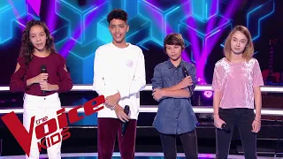 Louane - Si t'étais là | Stella - Camila & Zion Luna - Lilian | The Voice Kids France 2018...