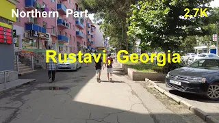 🇬🇪 Walking Tour in Rustavi (North), Georgia.