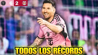 🚨 TODOS los RÉCORDS que rompió MESSI con su REPOKER de ASISTENCIAS y GOL contra NEW YORK RB 🤩