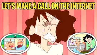 |let's make a call on the Internet| in tamil 💯🙏🏻| #new #shinchan #shinchantamil #cartoon #anime