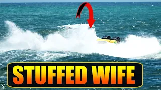 IS SHE OK? NOOB CAPTAIN STUFFS THE WIFE AT HAULOVER | BOAT ZONE