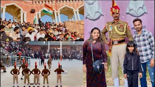 INDIA-PAK Hussainiwala ( हुसैनीवाला )Border || Full Prade ( Retreat ) Coverage || #familyvlogs