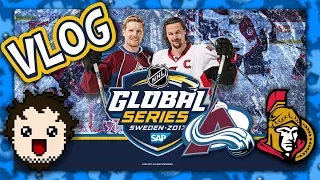 NHL visits Stockholm! VLOG | NHL Global Series: Avalanche @ Senators :D