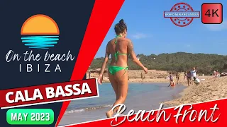 Cala Bassa  Brand new unseen footage from May 2023, On The Beach Ibiza 4K