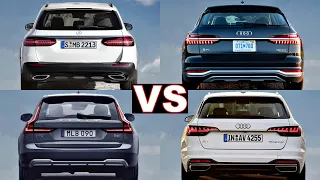 Audi a6 allroad vs Mercedes e class all-terrain, Volvo v90 cross country & Audi a4 allroad! (review)