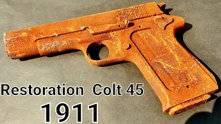 Restoration Vintage Colt 1911 .45  Acp | Restoration Video | Restoration TT