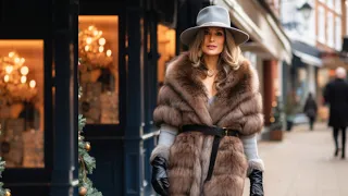 How to look stylish in winter? London Street Fashion. Urban Street Style.
