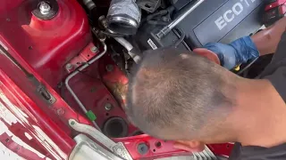 How To Replace Serpentine Belt and Water Pump On Pontiac G3 or Chevrolet Aveo5