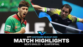 Joao Geraldo vs Hugo Calderano | MS QF | WTT Contender Muscat 2023