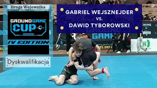 Gabriel WEJSZNEJDER vs Dawid TYBOROWSKI - Półfinał No-Gi Adult Biały -61,5 kg | GROUND GAME CUP IV