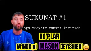 M1NOR NIMA DEMOQCHI BO'LDI? M1NOR - SKUNAT 1,2,3 REAKSYA UZRAP REACTION