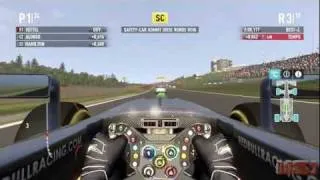 F1 2011 Gameplay HD | Safety Car Round