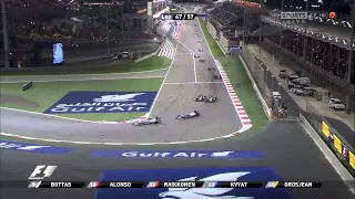 F1 2014 Bahrain GP - Hamilton vs Rosberg