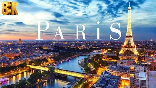 Paris in 4k Ultra HD | Beautiful LOVE Relaxing Music DRONE Filmï½œCinematic Video ï½œ