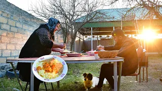 Traditional Azerbaijani PILAF Recipe - Azerbaijan Village cooking