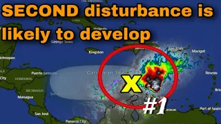 New disturbance given higher chance to develop, Caribbean system could be a rainmaker
