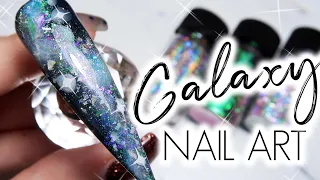 Galaxy Nail Art Tutorial! | How To Iridescent Space Gel Nails