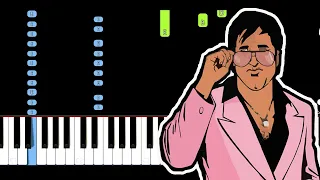 GTA Vice City Theme Song Piano Tutorial