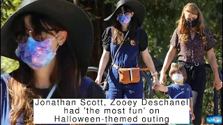 Jonathan Scott, Zooey Deschanel had 'the most fun' on Halloween-themed outing