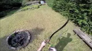 Archery - Recurve Bow Shooting with GoPro Headmount