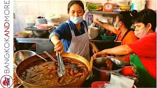 The Stalls Around Mae Klong Train Market | Thai STREET FOOD