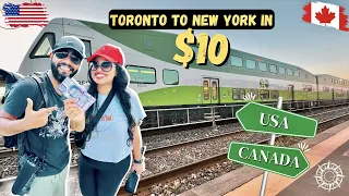How can you get to New York from Toronto in $10!?| Niagara Falls,Buffalo| US-Canada Border |Go Train