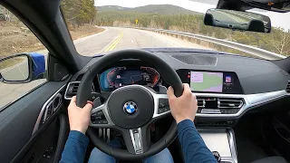 2021 BMW 430i xDrive Coupe - POV Mountain Drive (Binaural Audio)