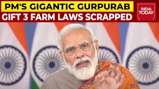 PM Modi's Gigantic Gurpurab Gift To India's Kisan, Scraps 3 Farm Laws | Newstrack