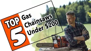 🌻 Best Gas Chainsaws For Under $200 Reviewed. Top 5 Quality Saws On The Market Today