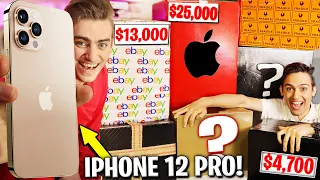 I SPENT $50,000 ON 7 EBAY MYSTERY BOXES!! (NEW IPHONE 12 PRO MAX!? UNBOXING & REVIEW) Giveaway!